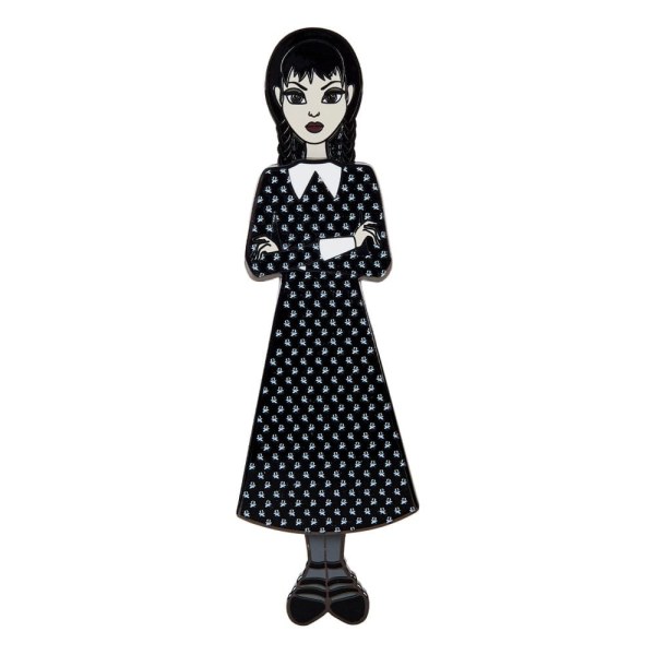 Wednesday by Loungefly Pin-Set 4 emaillierte anstecker Wednesday Addams Papierpuppe 3 cm