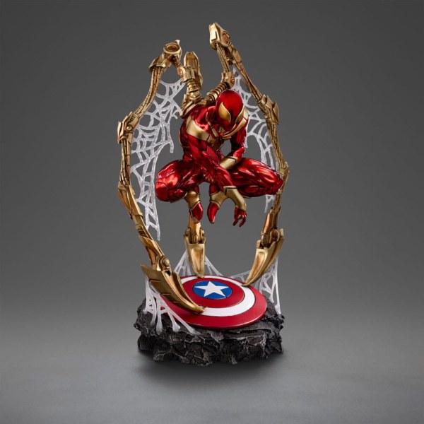 Marvel Statuette Art Scale Deluxe 1/10 Spider-Man Iron Armor Comics (CCXP Exclusive 2024) 24 cm