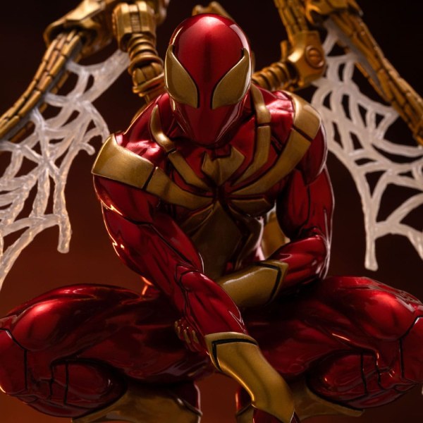 Marvel Statuette Art Scale Deluxe 1/10 Spider-Man Iron Armor Comics (CCXP Exclusive 2024) 24 cm