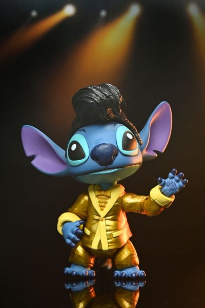 Lilo & Stitch Ultimate Gold Suit Elvis Stitch Figur 18 cm
