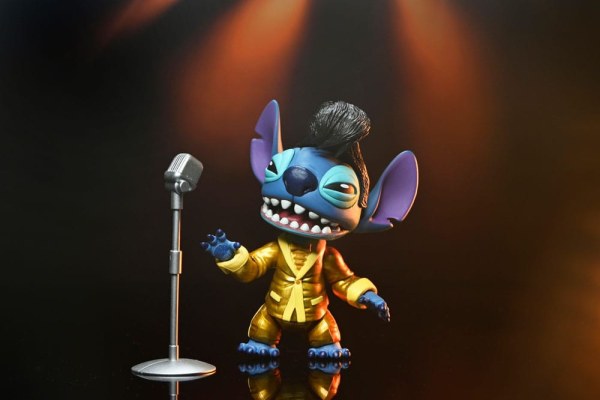 Lilo & Stitch Ultimate Gold Suit Elvis Stitch Figur 18 cm