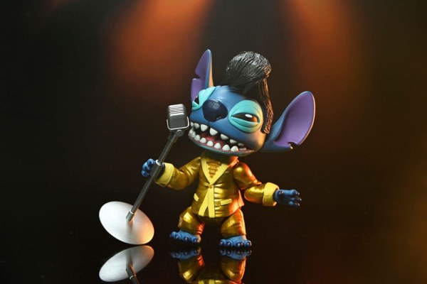 Lilo & Stitch Ultimate Gold Suit Elvis Stitch Figur 18 cm
