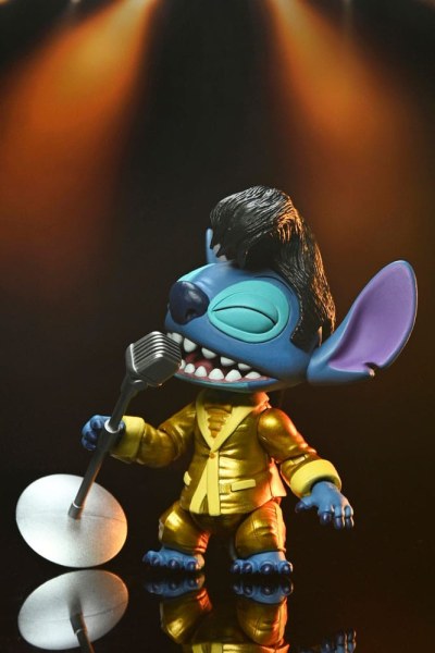 Lilo & Stitch Ultimate Gold Suit Elvis Stitch Figur 18 cm