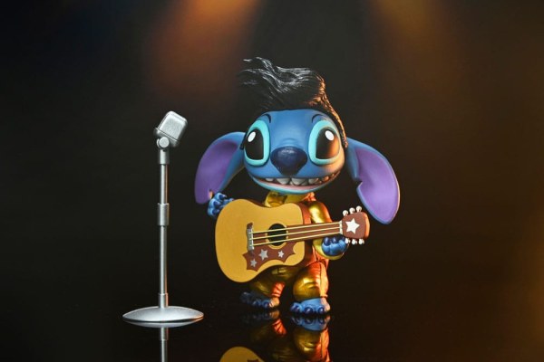 Lilo & Stitch Ultimate Gold Suit Elvis Stitch Figur 18 cm