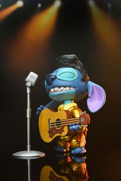 Lilo & Stitch Ultimate Gold Suit Elvis Stitch Figur 18 cm