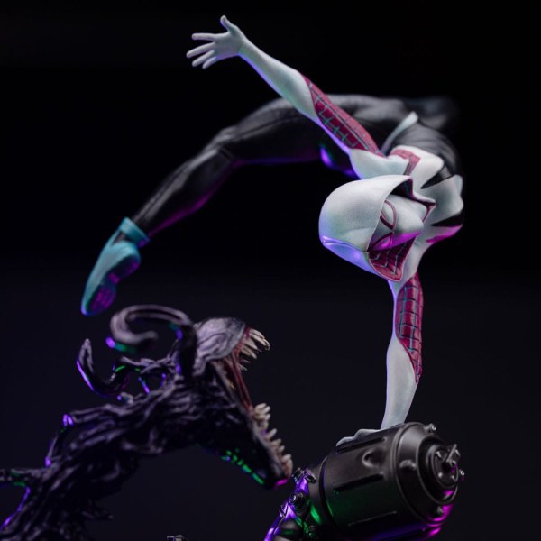 Spider-Man vs Villains-Statuette 1/10 Art Scale Ghost Spider Diorama 34 cm