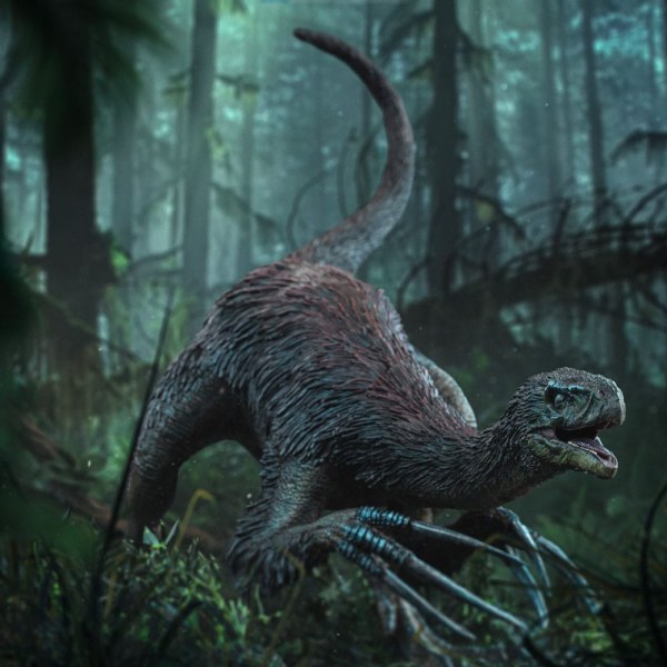 Jurassic World: Dominion-Statuette 1/20 Demi Art Scale Therizinosaurus 29 cm
