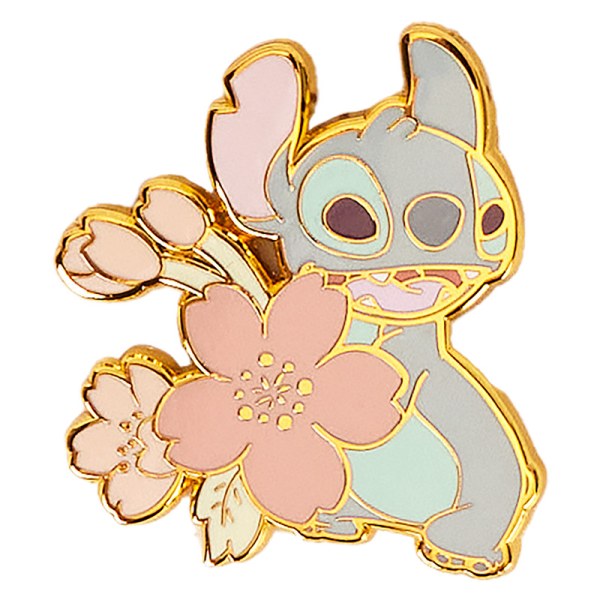 Stitch & Engel Kirschblüten-Überraschungsbox-Anstecker - DISNEY LOUNGEFLY