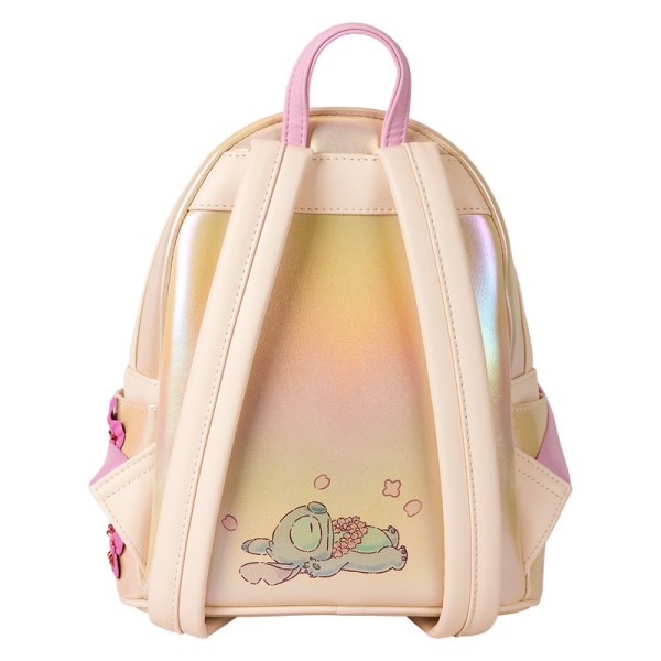 Stitch & Engel Kirschblütenherz Mini-Rucksack - DISNEY LOUNGEFLY