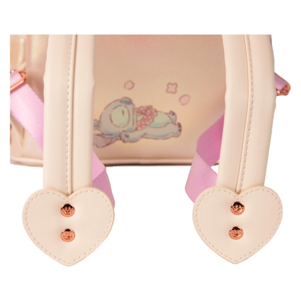 Stitch & Engel Kirschblütenherz Mini-Rucksack - DISNEY LOUNGEFLY