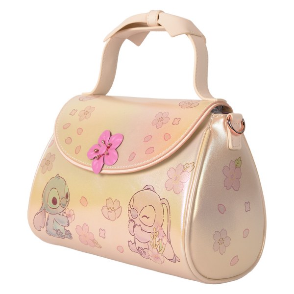 Stitch & Engel Umhängetasche mit Kirschblüten- Umhängetasche - DISNEY LOUNGEFLY
