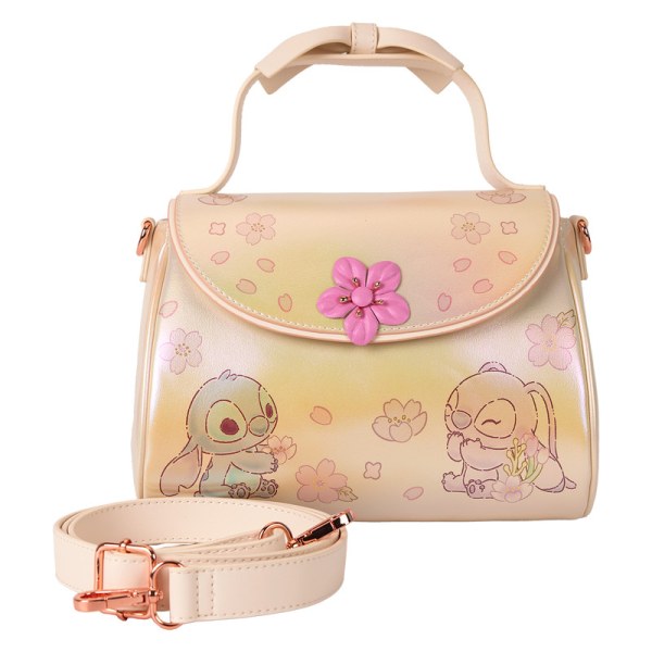 Stitch & Engel Umhängetasche mit Kirschblüten- Umhängetasche - DISNEY LOUNGEFLY