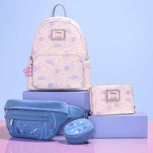 Stitch & Engel Kirschblüten-Mini-Rucksack - DISNEY LOUNGEFLY