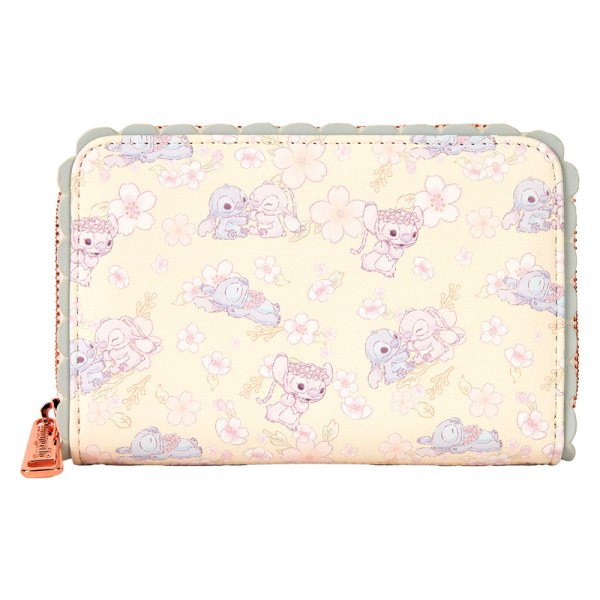 Stitch & Engel Kirschblüten-Geldbörse - DISNEY LOUNGEFLY