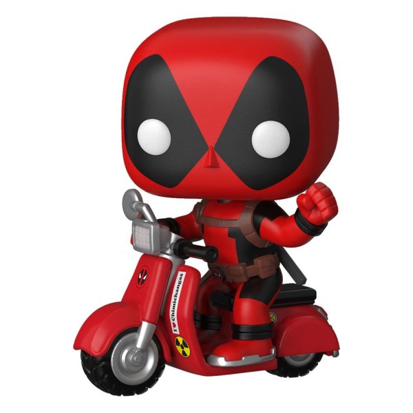 Deadpool POP! 48 Rides Vinylfigur Deadpool & Scooter 9 cm