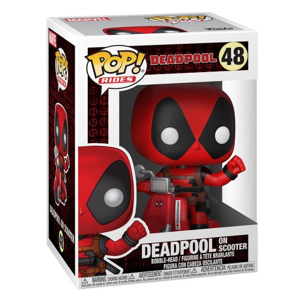 Deadpool POP! 48 Rides Vinylfigur Deadpool & Scooter 9 cm