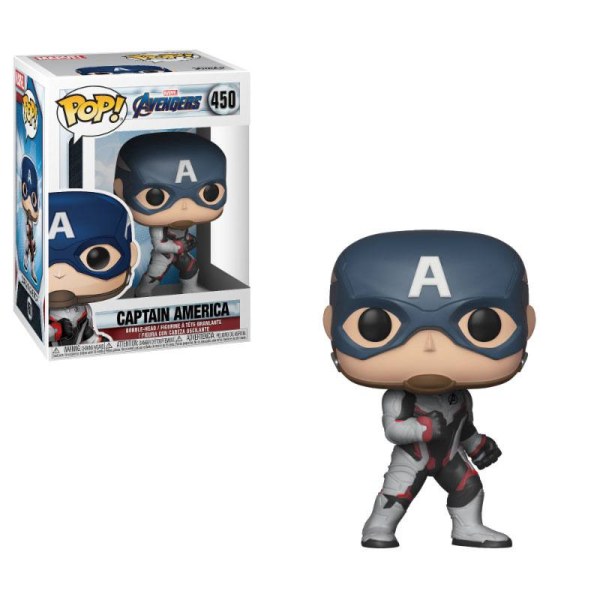 Avengers Endgame POP! 450 Movies Vinylfigur Captain America 9 cm