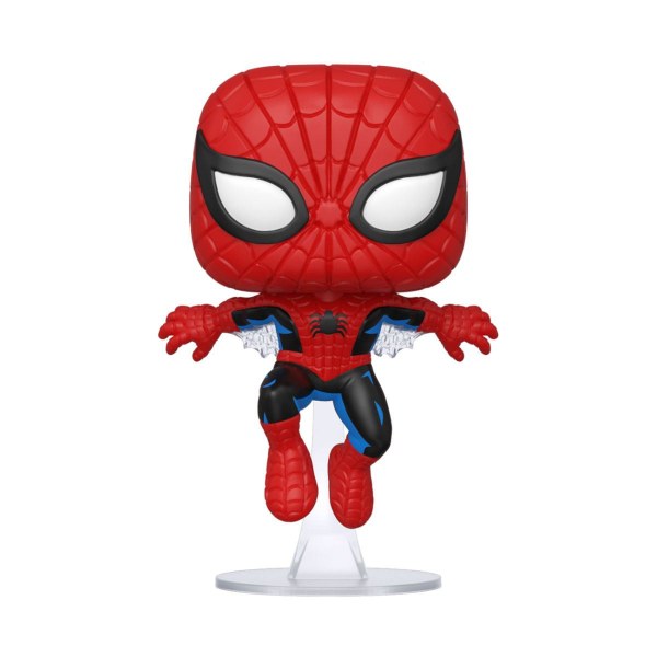Marvel 80. POP! 593 Marvel Vinylfigur Spider-Man (Erster Auftritt) 9 cm