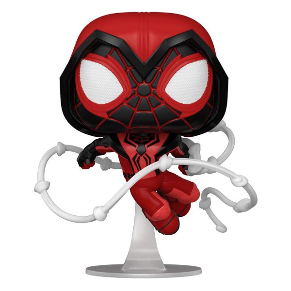 Marvel's Spider-Man POP! 770 Games Vinylfigur Miles Morales Roter Anzug 9 cm
