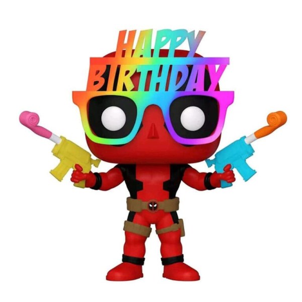 Deadpool POP! 783 Marvel Vinyl Figur 30. Geburtstag Brille Deadpool 9 cm