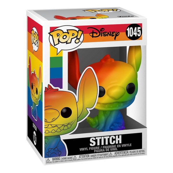 Lilo & Stitch POP! 1045 Pride Vinylfigur Stitch (RNBW) 9 cm