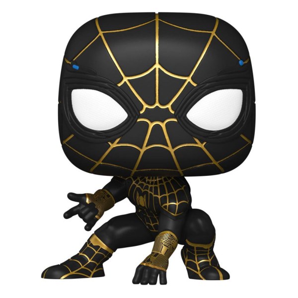 Spider-Man: No Way Home POP! 911 Vinylfigur Spider-Man (Schwarz-goldener Anzug) 9 cm