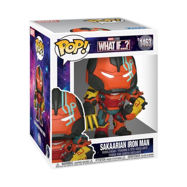 Was wäre wenn...? Übergroße POP! 1463 Animation Vinyl Sakaarian Iron Man 15 cm