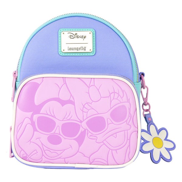 Wandelbarer Mini-Rucksack und umhängetasche von Daisy & Minnie – DISNEY LOUNGEFLY Daisy 85. Jubiläum