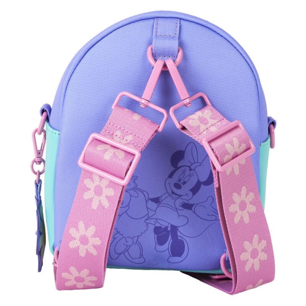 Wandelbarer Mini-Rucksack und umhängetasche von Daisy & Minnie – DISNEY LOUNGEFLY Daisy 85. Jubiläum