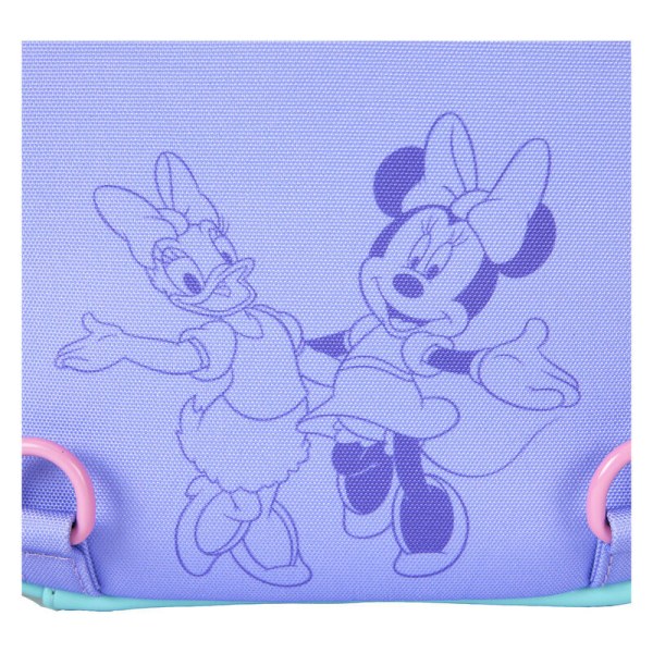 Wandelbarer Mini-Rucksack und umhängetasche von Daisy & Minnie – DISNEY LOUNGEFLY Daisy 85. Jubiläum