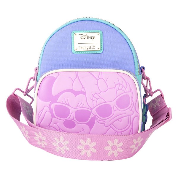 Wandelbarer Mini-Rucksack und umhängetasche von Daisy & Minnie – DISNEY LOUNGEFLY Daisy 85. Jubiläum