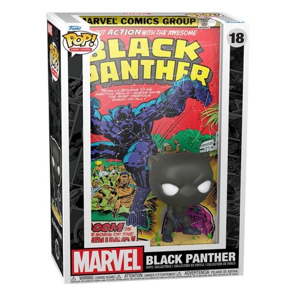 Marvel POP! 18 Comic Cover Vinylfigur Black Panther 9 cm