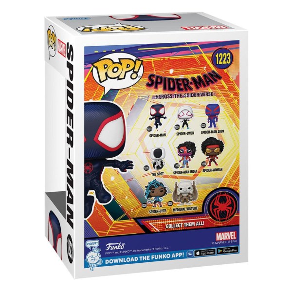 Spider-Man: Across the Spider-Verse POP! 1223 Movies Vinylfigur Spider-Man 9 cm