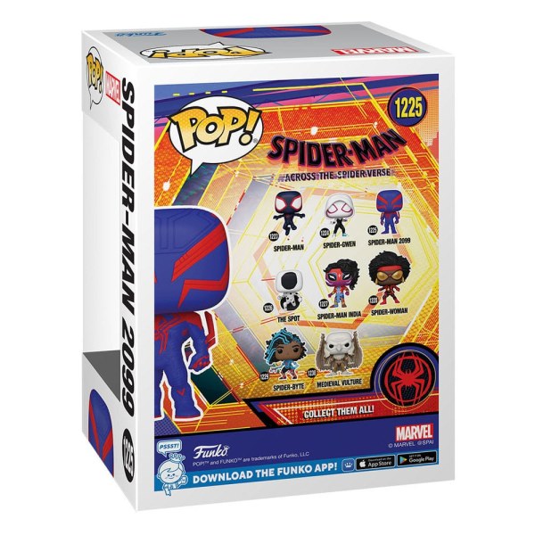 Spider-Man: Across the Spider-Verse POP! 1225 Movies Vinylfigur Spider-Man 2099 9 cm