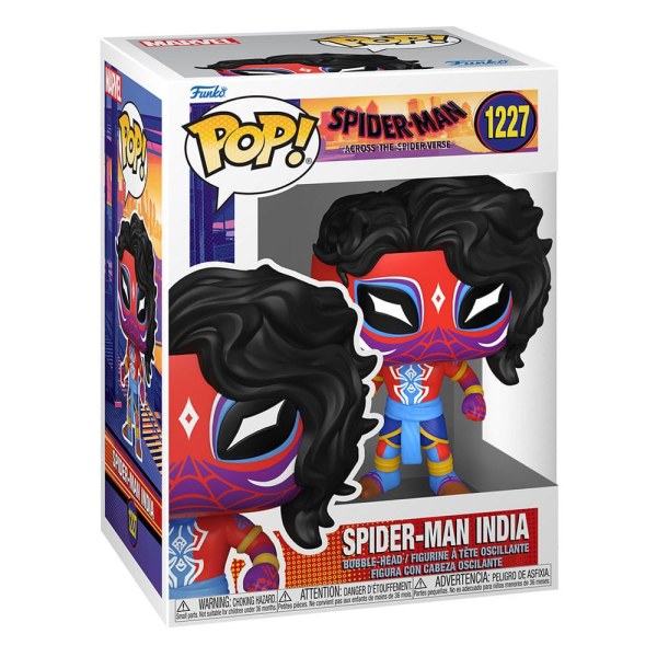 Spider-Man: Across the Spider-Verse POP! 1227 Movies Vinylfigur Spider-Man India 9 cm