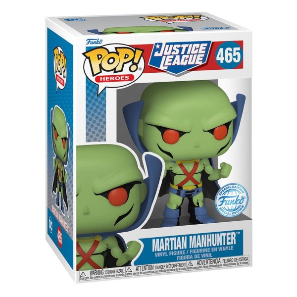 DC Comics POP! 465 Heroes Vinylfigur JL Comic - Martian Manhunter 9 cm