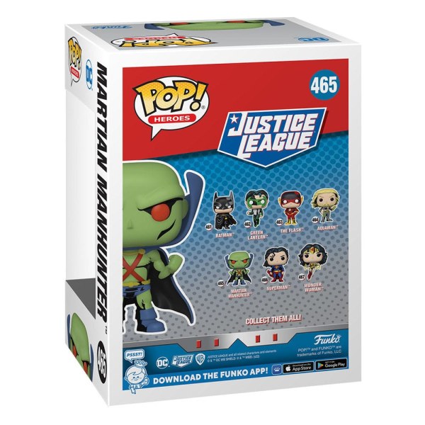 DC Comics POP! 465 Heroes Vinylfigur JL Comic - Martian Manhunter 9 cm
