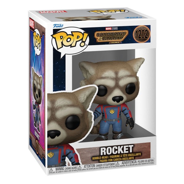 Guardians of the Galaxy Vol. 3 POP! 1203 Vinylfigur Rocket 9 cm
