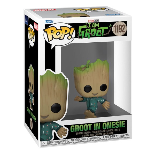 Mein Name ist Groot POP! 1192 Vinylfigur Groot PJs (tanzend) 9 cm