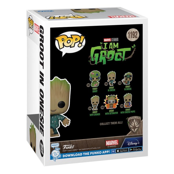 Mein Name ist Groot POP! 1192 Vinylfigur Groot PJs (tanzend) 9 cm