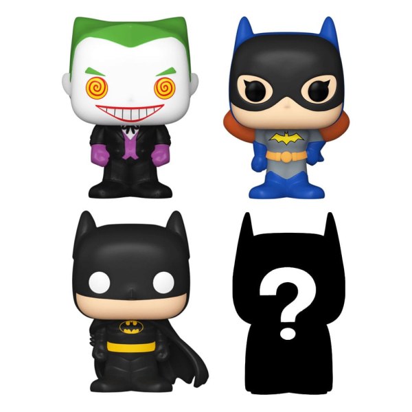 DC Pack 4 Bitty POP Figuren! Vinyl Der Joker 2,5 cm