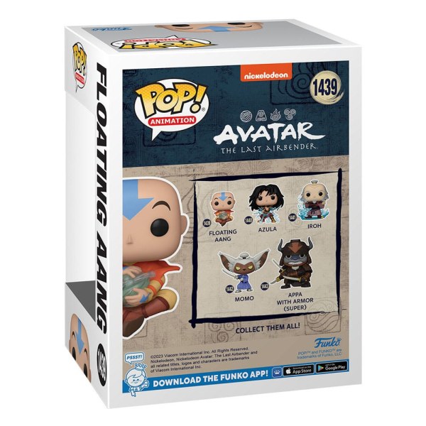 Avatar: Der Herr der Elemente POP! 1439 Animation Vinylfigur Aang schwebend 9 cm