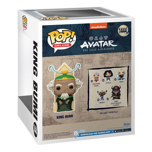 Avatar: Der Herr der Elemente POP! 1444 Deluxe Vinyl King Bumi Figur 9 cm