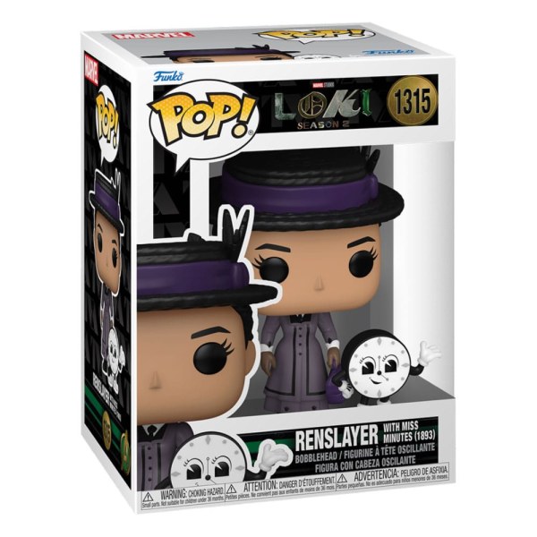 Loki POP! 1315 Vinylfigur Renslayer mit Miss Minutes 9 cm