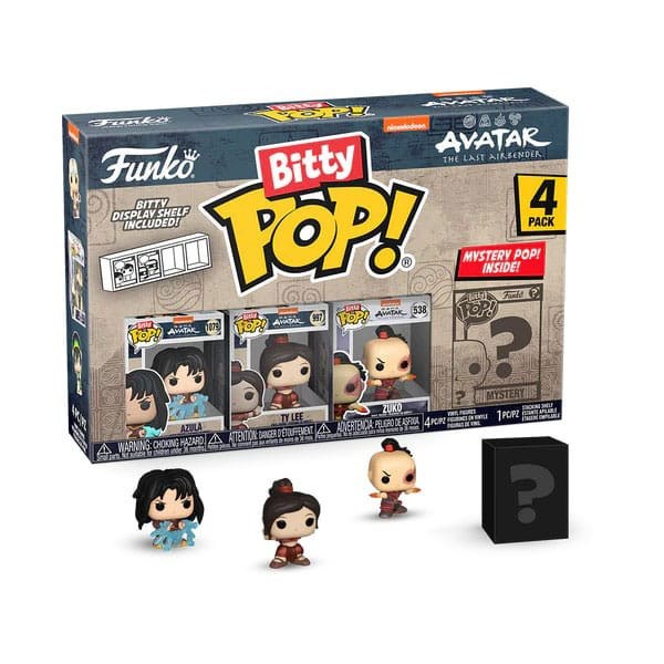 Avatar – Der Herr der Elemente, 4er-Pack Bitty POP! Vinyl Azula 1-Zoll-Figuren