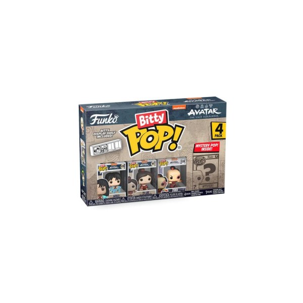 Avatar – Der Herr der Elemente, 4er-Pack Bitty POP! Vinyl Azula 1-Zoll-Figuren