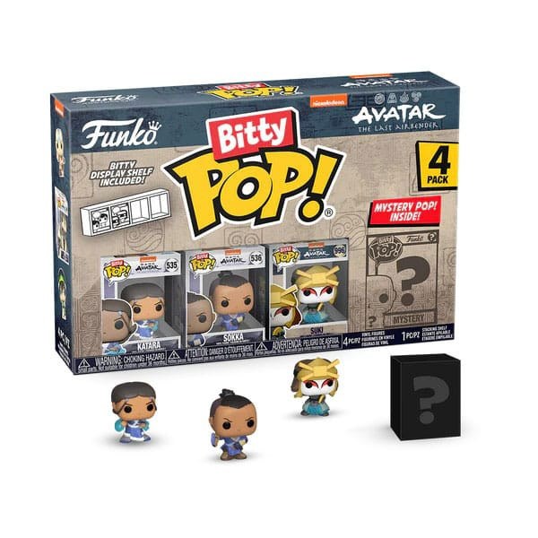 Avatar – Der Herr der Elemente, 4er-Pack Bitty POP! Vinyl Katara 1-Zoll-Figuren