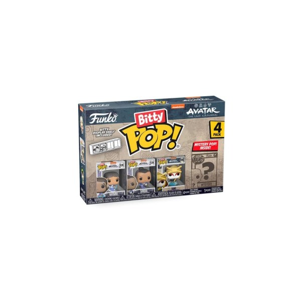 Avatar – Der Herr der Elemente, 4er-Pack Bitty POP! Vinyl Katara 1-Zoll-Figuren