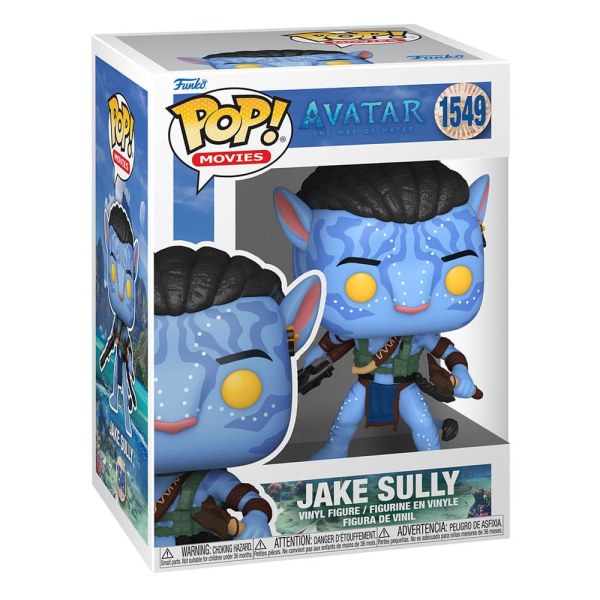 Avatar: Der Weg des Wassers POP! 1549 Movies Vinylfigur Jake Sully (Battle) 9 cm