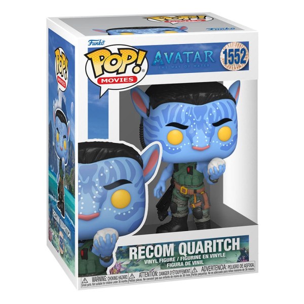Avatar: Der Weg des Wassers POP! 1552 Movies Vinylfigur Recom Quaritch 9 cm